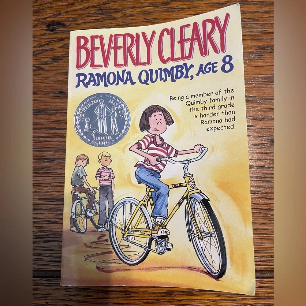 Scholastic Ramona Quimby Age 8 - Yellow Cover with Red Title